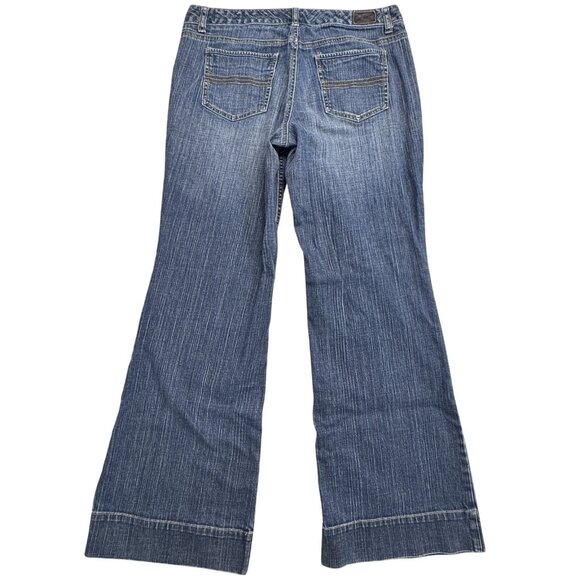 Tommy Hilfiger Womens Sz 8 Blue Denim Mid Rise American Splendor Trousers Jeans - Picture 2 of 14